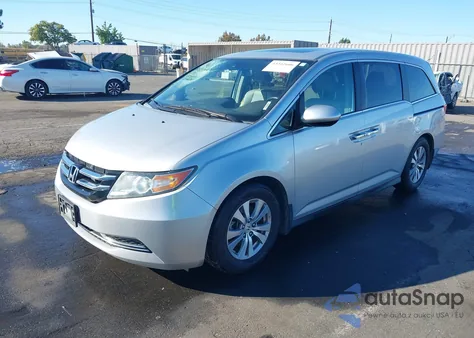 2015 Honda Odyssey Ex-L from USA, damaged, VIN 5FNRL5H64FB108880